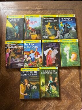 Nancy Drew Vintage Mystery Books